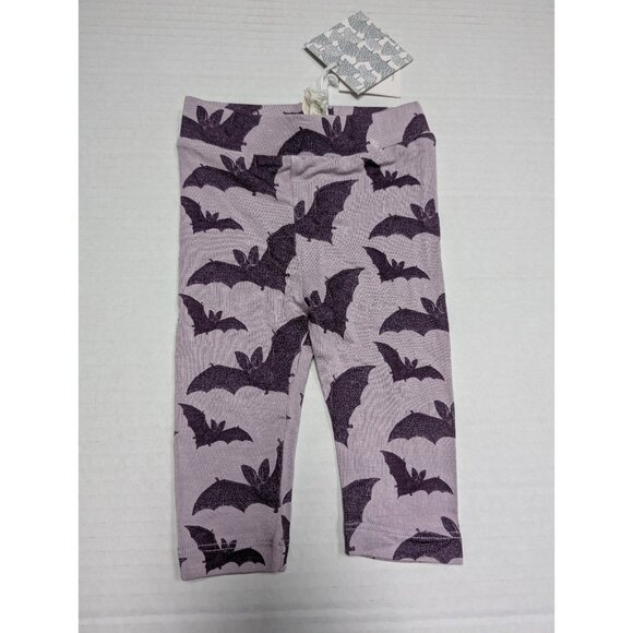 kate quinn Other - Kate Quinn Bamboo Purple Bats 0-3 Leggings Spooky Halloween